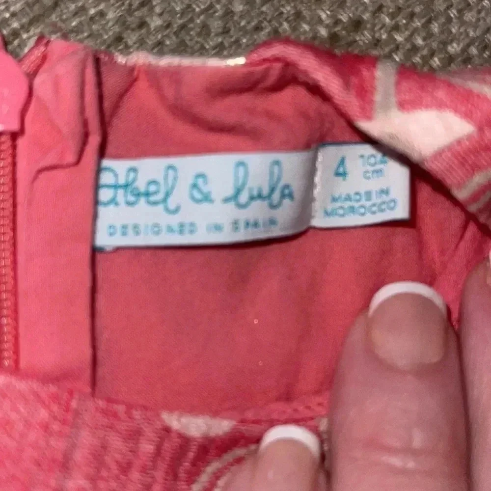Abel & Lula Fully Lined dress - size 4T - E